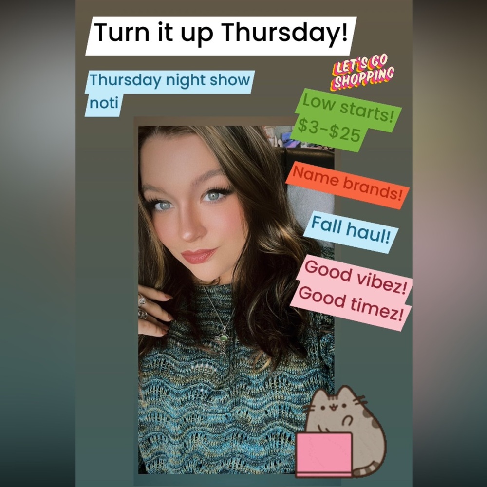 Thursday live notification!